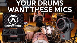 Video thumbnail for I Tried the Austrian Audio DMK1 Drum Mic Pack and OC-B6 Kick Mic by COOP3RDRUMM3R