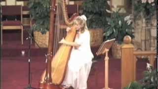 The Godfather Theme (Speak Softly Love) on harp MOV performed by Victoria Lynn Schultz