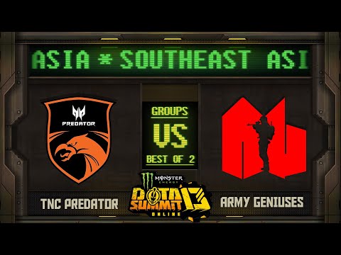 TNC vs Army G Game 1 - Monster Energy Dota Summit 13 Online SEA: Groups w/ SeekNStrike & Avo+