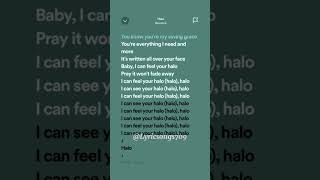 Download lagu Beyonce Halo, Lyrics mp3