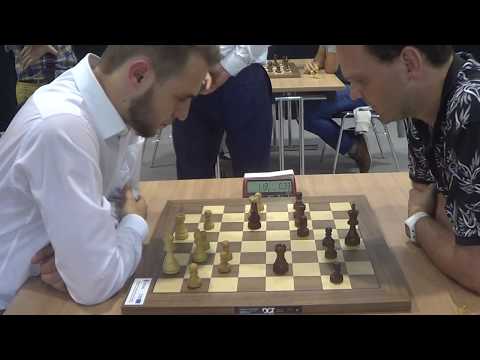 GM Meshkovs Nikita - GM Gretarsson Helgi Ass, Hedgehog defense, Blitz chess