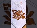 How To Make A Basic Lotus Flower Lotus Mehndi Design Easy Simple Lotus Mehndi Mehndi Heena Shorts