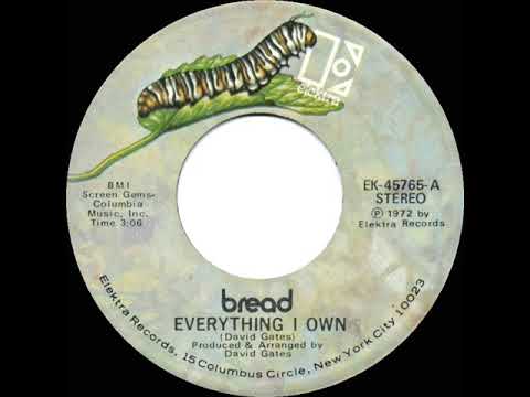1972 HITS ARCHIVE: Everything I Own - Bread (stereo 45)