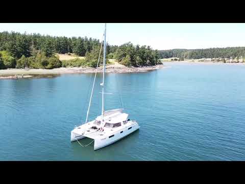 Nautitech Open 40 in the San Juan islands in WA.