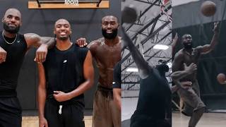 LeBron James - Jaylen Brown - Tyrese Maxey - Philadelphia Sixers