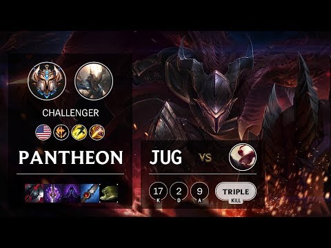 Pantheon Jungle vs Lee Sin - NA Challenger Patch 10.10
