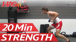 #1 Home Strength Training Exercise Class | Dumbbell Exercises Workout | HASfit's Strength Workout
