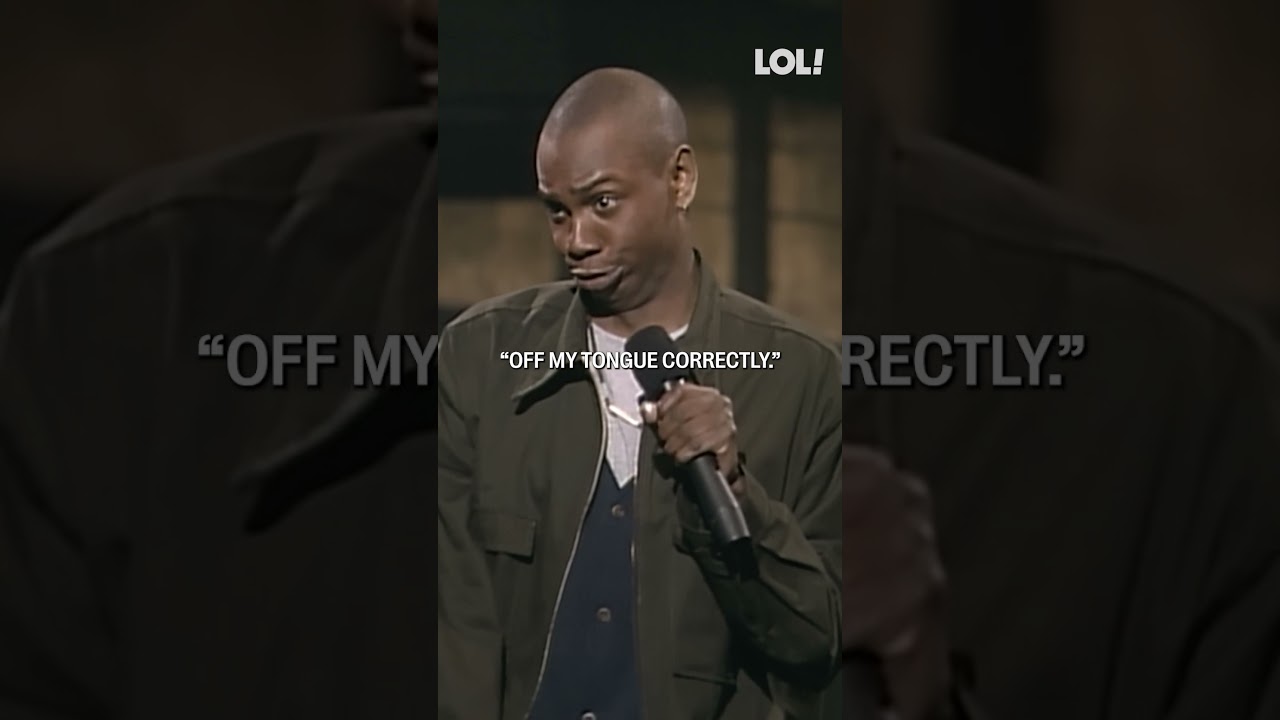 Only Dave Chappelle can pull off a bit like this 😂