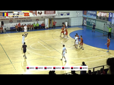 ROMANIA vs MACEDONIA // Handball Men's U18