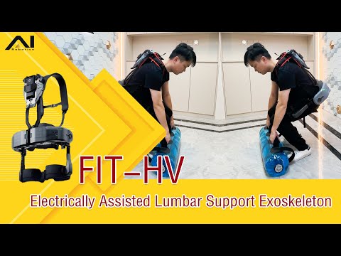 Demonstration of 【FIT-HV】 Robot|Electrically Assisted Lumbar Support Exoskeleton