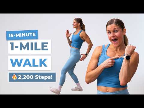 Walk 1 MILE in 15 Minutes! (2,000+ Steps & No Equipment)