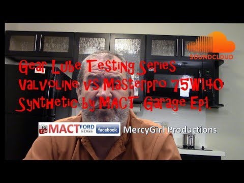 Gear lube testing series Valvoline vs Masterpro synthetic 75W140 by MACT Garage Episode 1