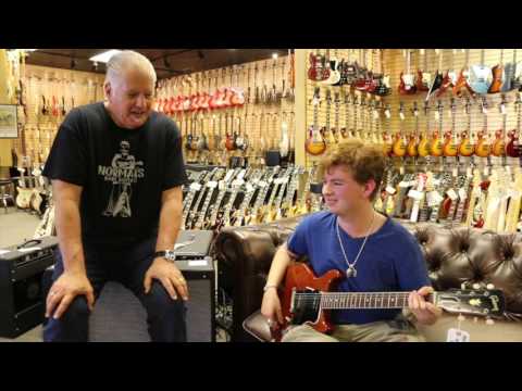 Tyler Morris playing our 1961 Gibson Les Paul Special here at Norman's Rare Guitars