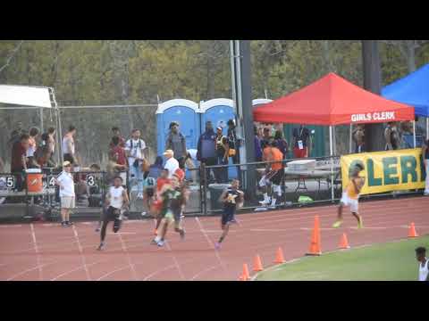 Bojangles Classic 2018 Boys' 200m prelims heat 13 Justen Burnette