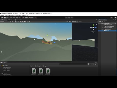 Unity Create With Code Unit 1 Challenge 1 Explanation