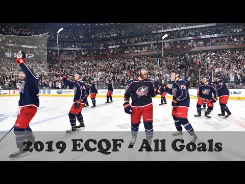 2019 ECQF: All Columbus Blue Jackets Goals (NBC)