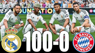 FC 25 -MESSI RONALDO NEYMAR & MBAPPE | ALL STARS | REAL MADRID 100-0 Bayern Munich