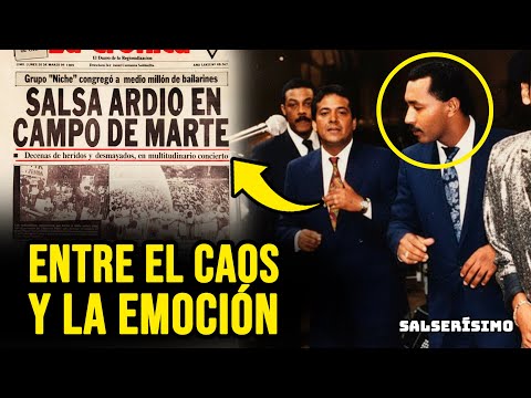Niche's FIRST CONCERT in Lima that could have ended in DISASTER | Documentary | Salserísimo