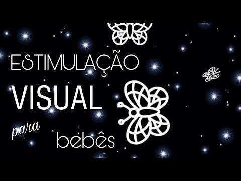 Estimulação visual para bebês | Contraste preto e branco (IMPORTANTE! Leia a descrição do vídeo)