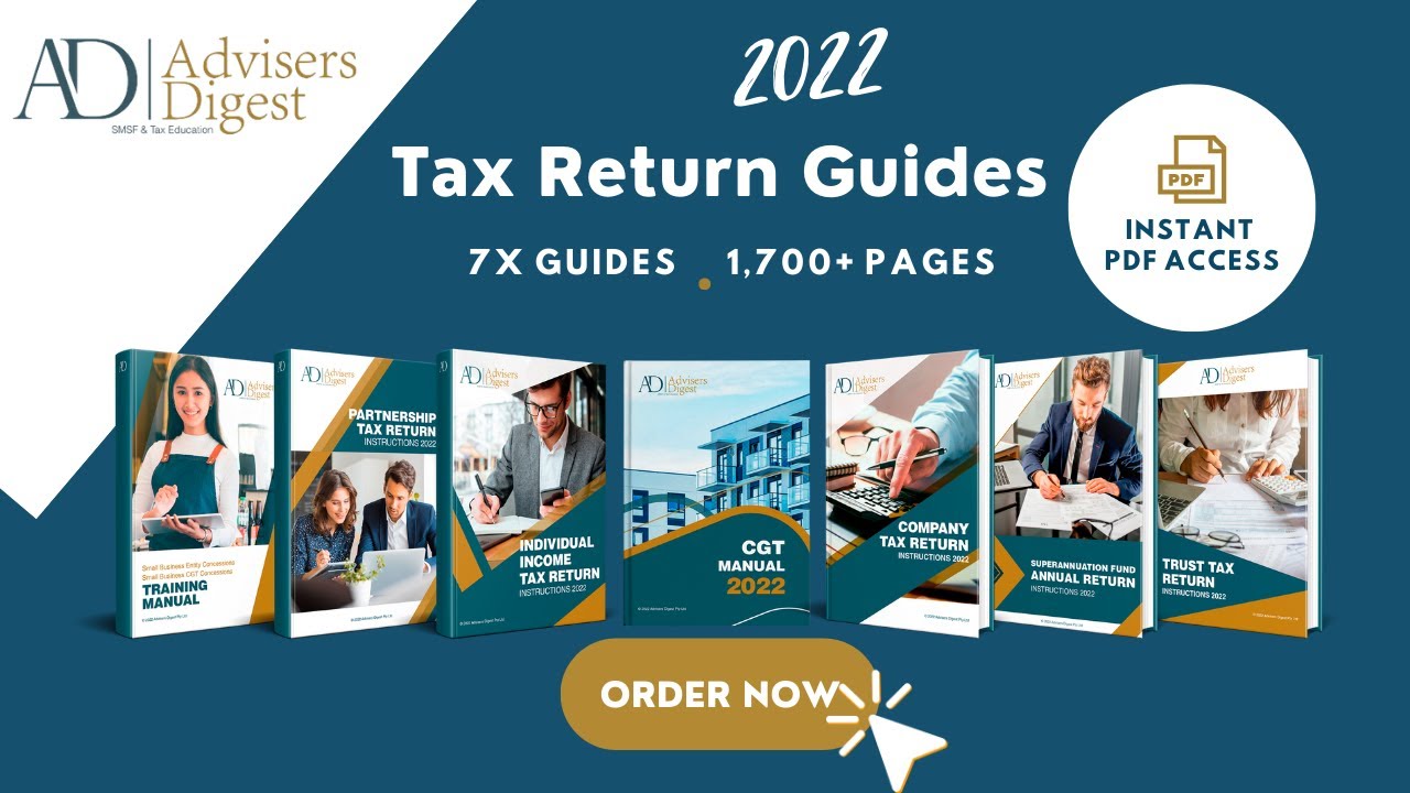 [📣For Practising Accountants📣] Tax Return Guides 2022 (Bundle x 7 Guides)