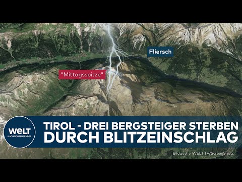 Video Thumbnail: ÖSTERREICH: Drei Bergsteiger sterben durch Blitzeinschlag in Tirol