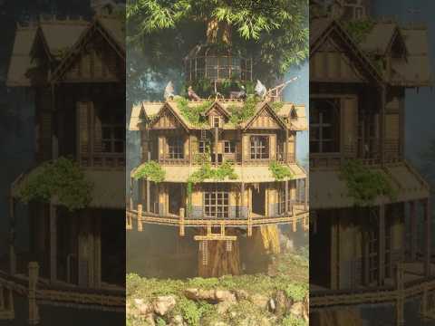 The ULTIMATE Treehouse Base in ARK?!🌳  (You Need to See This)