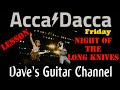 LESSON - Night of the Long Knives by AC/DC