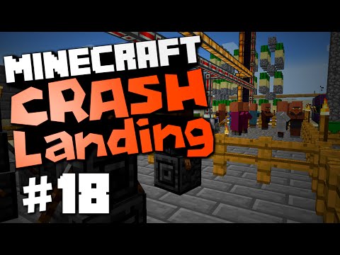 Minecraft Crash Landing #18 "Villagers Are OP"