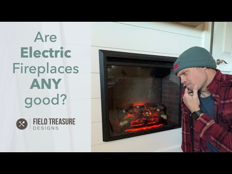 FytStycale Electric Fireplace Insert Indoor Fireplaces Heater Remote Control Overheating Protection Suitable for Living Room Entertainment Cabinet video review thumbnail