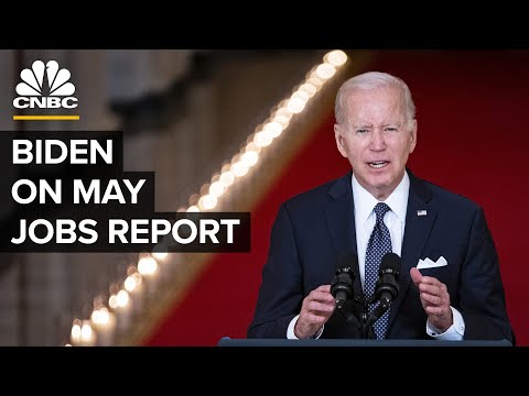 President Biden delivers remarks on May jobs report — 6/3/2022