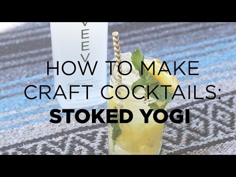 Craft Cocktail Recipe w/ Pineapple, Mint & Veev Vodka