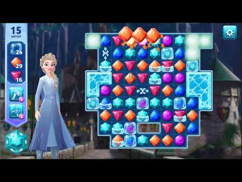 Disney Frozen Adventures Level 129 - NO BOOSTERS ❄️👸⛄ | SKILLGAMING ✔️