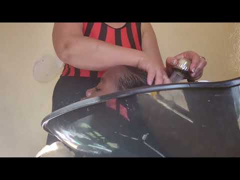 Welcome to Charissa’s Relaxing  Hair salon with Daimond as her first Client of the Day 🪅⏳