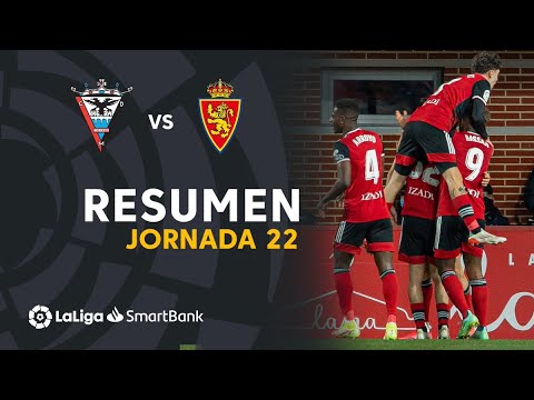 Resumen de CD Mirandés vs Real Zaragoza (2-0)