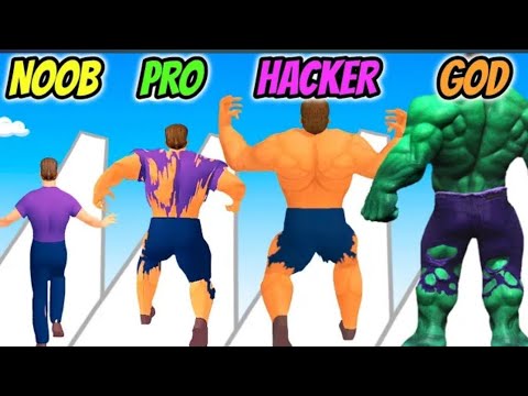 NOOB vs PRO vs HACKER vs GOD in Rage Control 3D game | Funny Gameplay