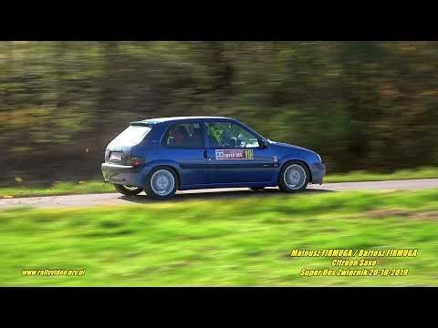 Mateusz FIRMUGA / Bartosz FIRMUGA - Citroen Saxo - Super Oes Zwiernik 20-10-2019