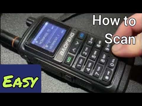 Baofeng UV-17R Plus - How to Scan
