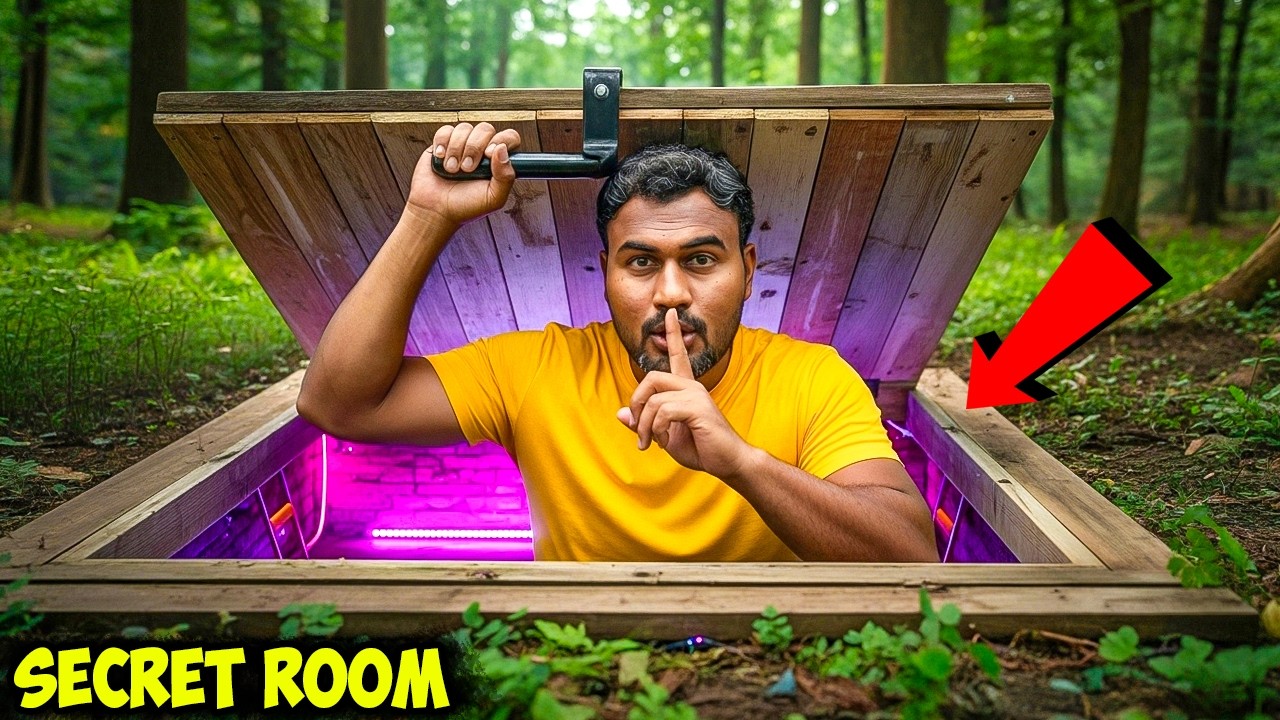 I Built 4 SECRET Rooms You'd Never Find! Rain Special | Mad Brothers