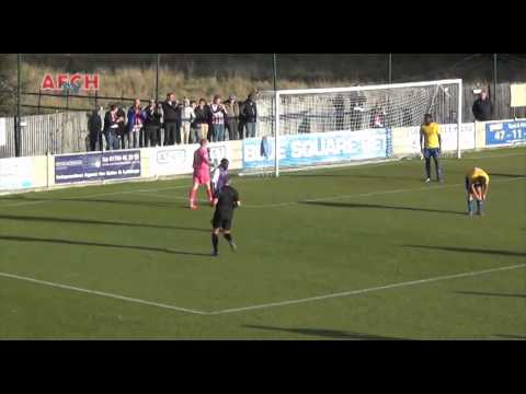 Staines Town 3 AFC Hornchurch 1 (13 Oct 12) - Gray goal