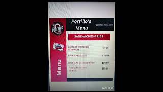 Portillo's Menu