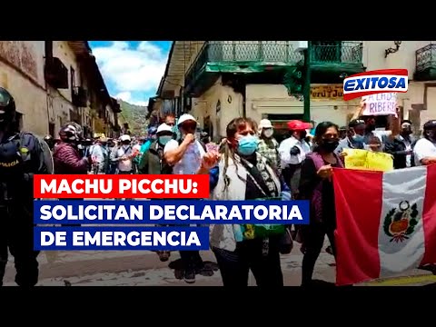 🔴🔵Machu Picchu: Vecinos solicitan declaratoria de emergencia por lluvias y derrumbes