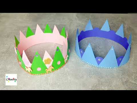 Tuto couronnes 👑 idéal pour l'épiphanie DIY - Matériel description