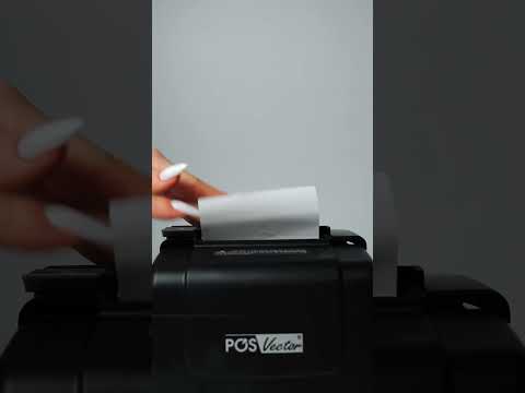 Термо принтер чеков POS Vector PS-H806 на 80 мм USB, LAN Чековый принтер с автообрезчиком (PS-H806-black) - фото 1 - id-p2017455790