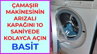 Çamaşır Makinesinin Açılmayan Kapağını Açmanın En Kolay Yöntemi