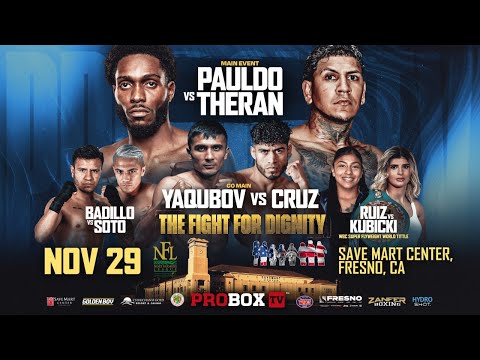 ProBox TV Contender Series | Pauldo vs. Theran | Full Event