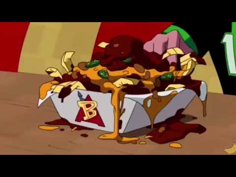 Ben and Rook eating at a restaurant