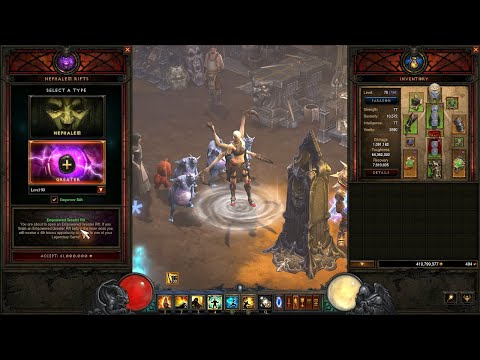 Diablo 3 -  Flawless GR90 clear using Uliana SSS Monk in Season 20