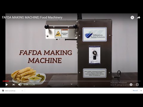 Fafda Making Machine