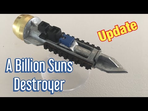 A Billion Suns: Scratch Built Space Fleet Part 3 - Destroyer Weapons