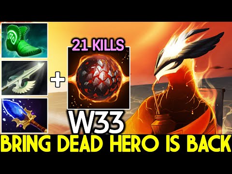 W33 [Phoenix] Pro Mid Bring Dead Hero is Back 7.26 Dota 2